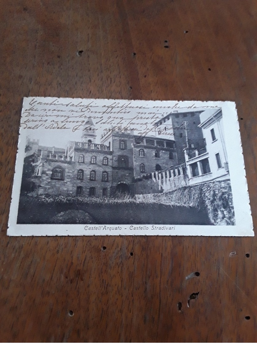 Cartolina Postale 1920, Castell'Arquato, Castello Stradivari - Piacenza