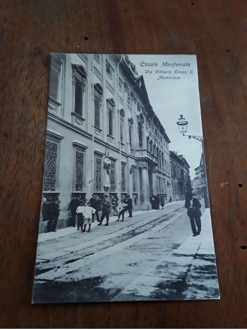 Cartolina Postale D'epoca, Casale Monferrato Via Vittorio Emanuele II - Alessandria