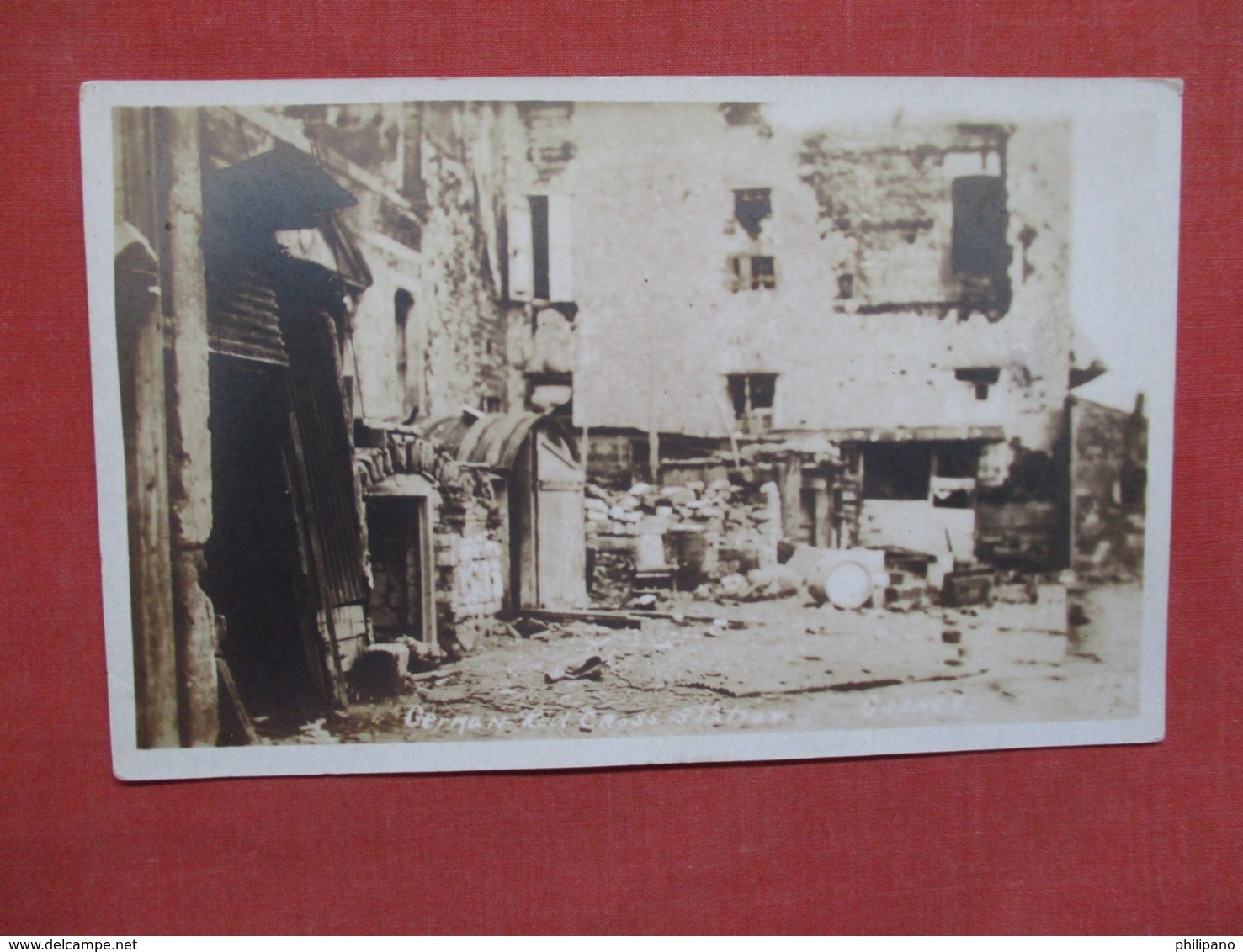 RPPC  German Red Cross Station  Gosney     Ref   3601 - Guerra 1914-18