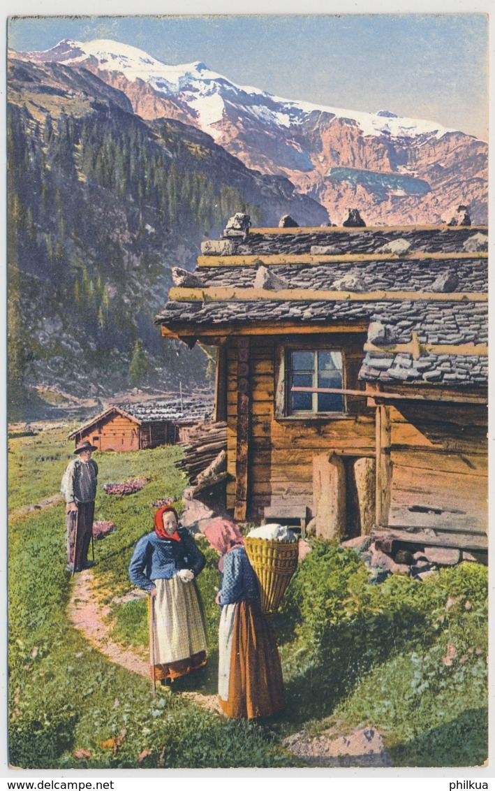 Bergbauern Auf Der Alp - Autres & Non Classés