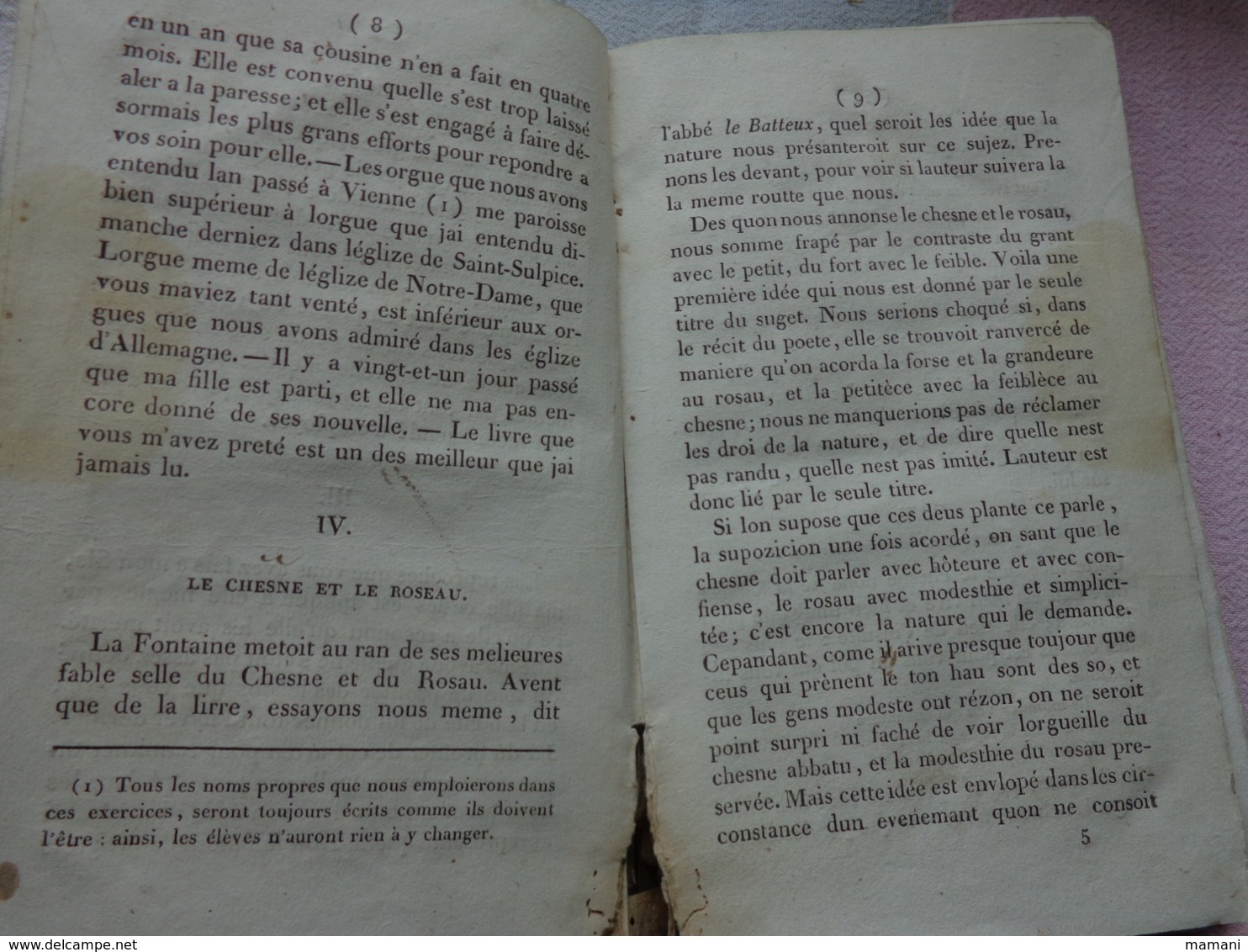 nouvelle cacographie 24 eme edition en 1824 -par charles constant letellier