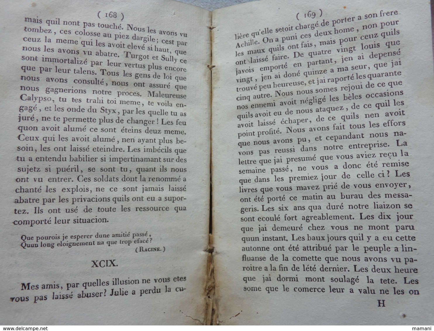 nouvelle cacographie 24 eme edition en 1824 -par charles constant letellier