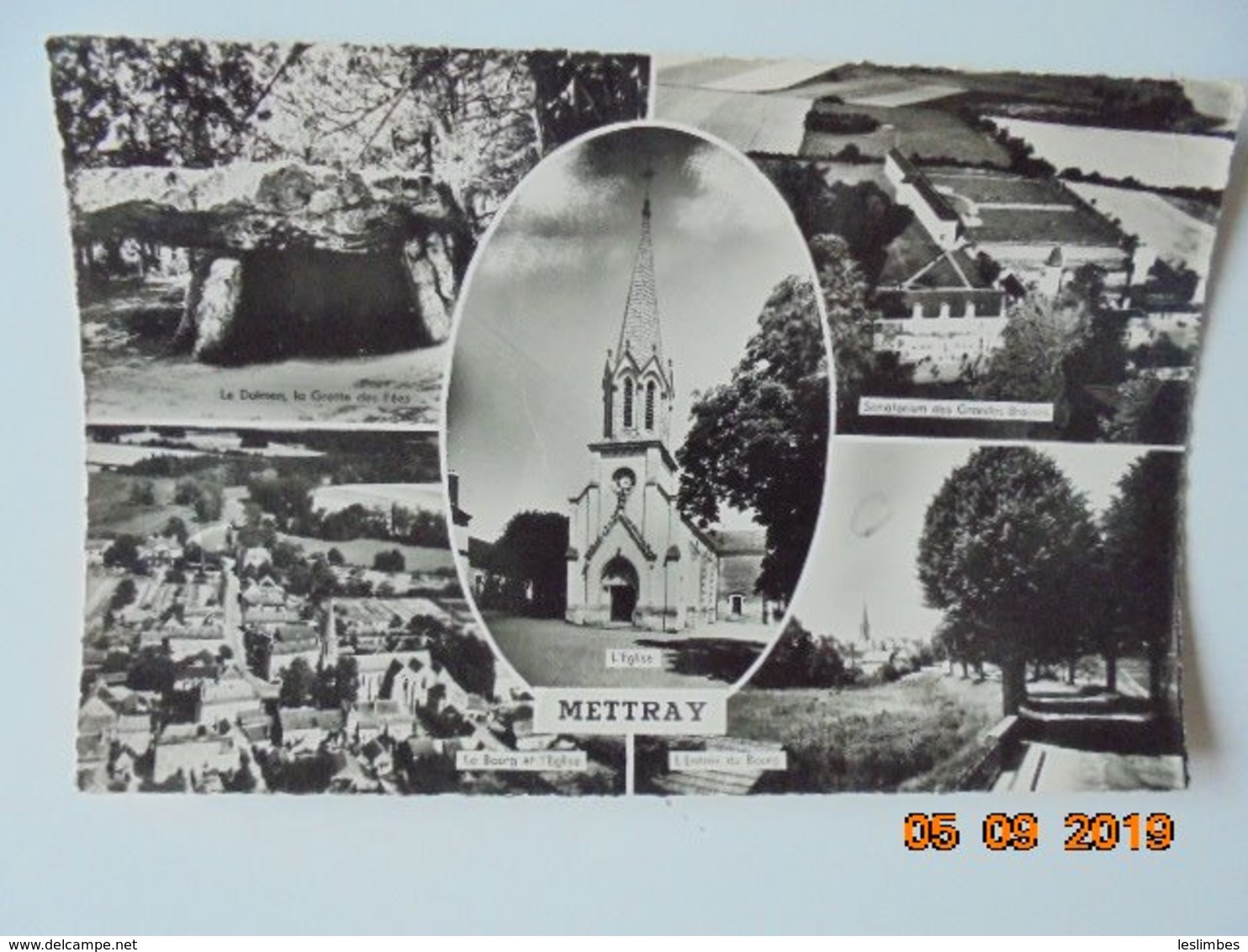 Mettray. L'Eglise. Le Bourg. Le Dolmen, La Grotte Des Fees. Sanatorium Des Grandes Brasses. Gaby PM 1957 - Mettray