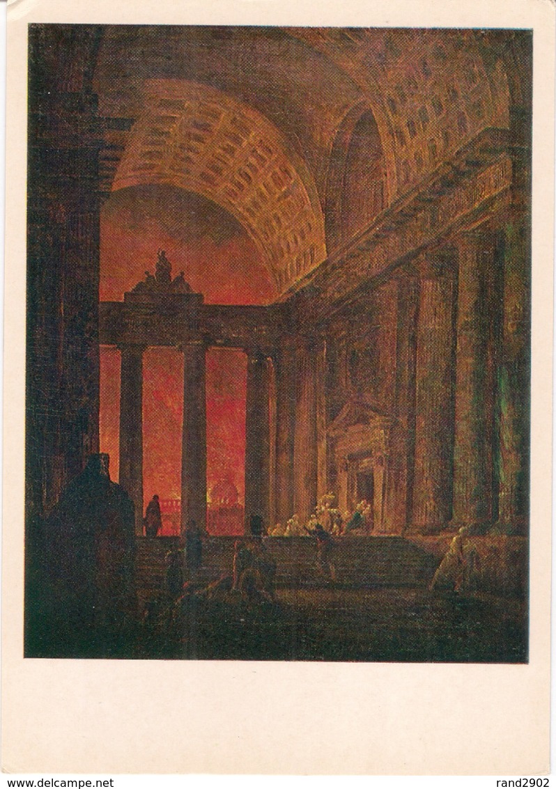 Hubert Robert The Hermitage Leningrad Postcards Set 16 Pcs + Folder USSR 1981 - 5 - 99 Karten