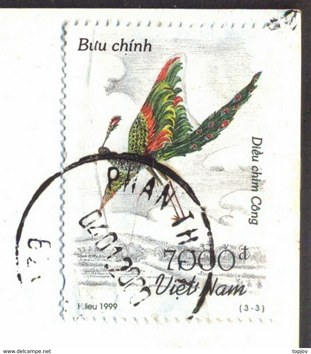 VIETNAM - Paper Kite - Peacock - 1999 - Paons