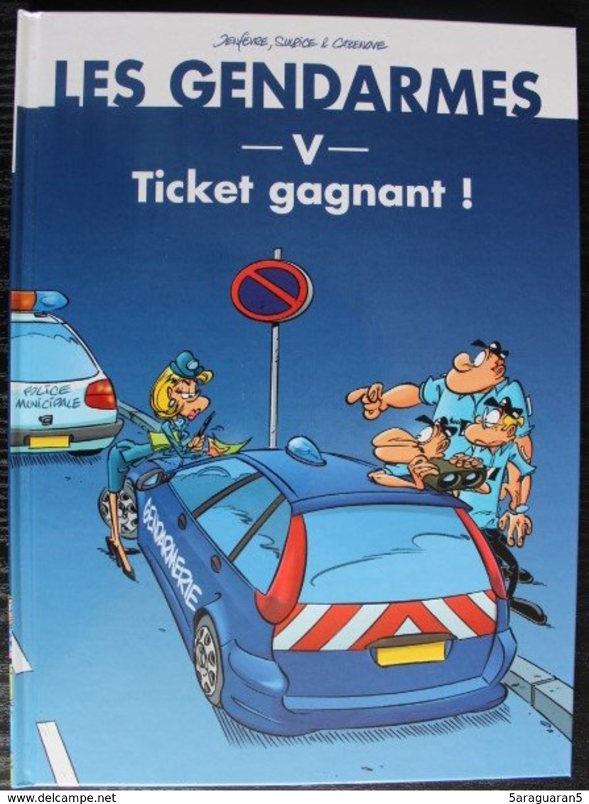 BD LES GENDARMES - 11 - Ticket Gagnant - Auto Plus 2014 - Other & Unclassified