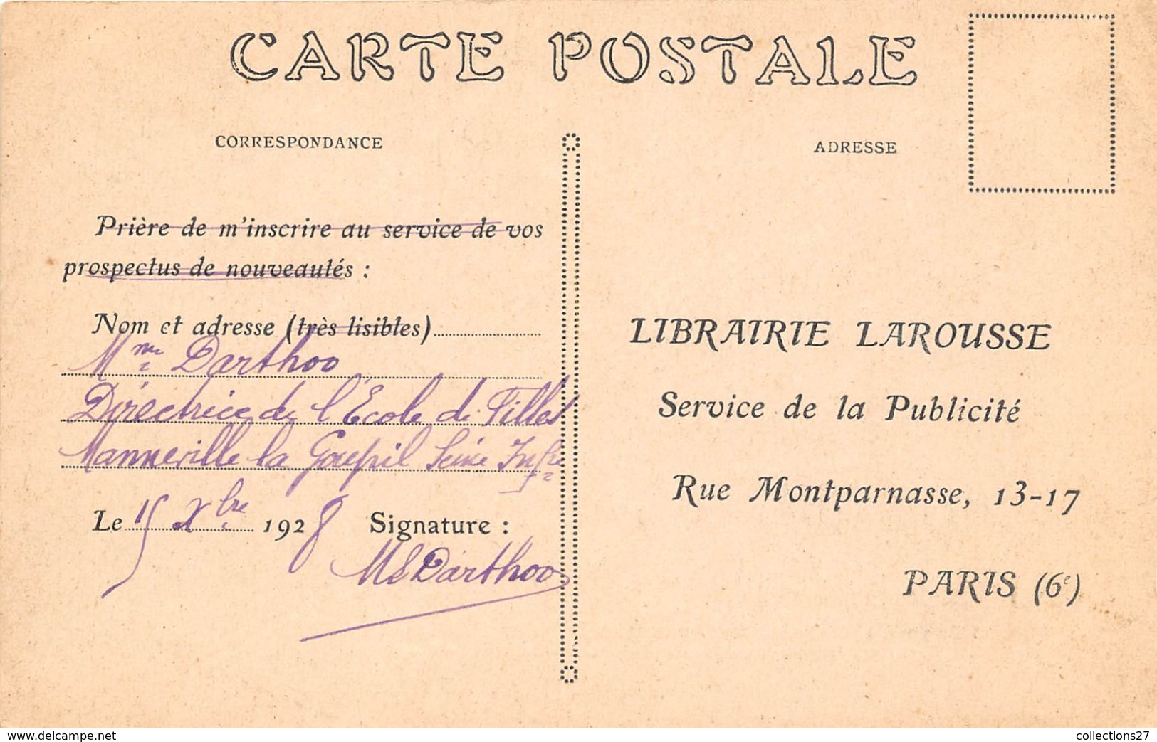 AVIONS-COURRIER-LA POSTE AERIENNE DE DEMAIN, UN AVION HAPPE AU PASSAGE UN SAC DE PEPÊCHES - Altri & Non Classificati