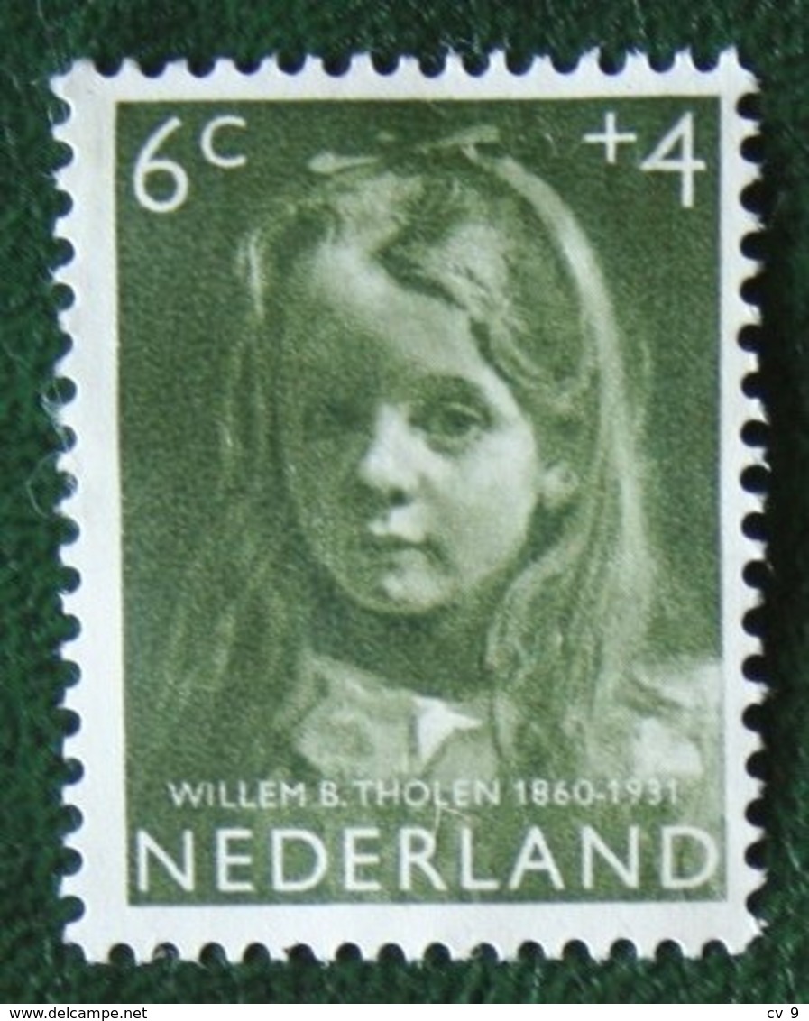 6 + 4 Ct Kinderzegel Child Welfare Kinder Enfant NVPH 703 (Mi 708) 1957 Gestempeld / Used NEDERLAND / NIEDERLANDE - Used Stamps