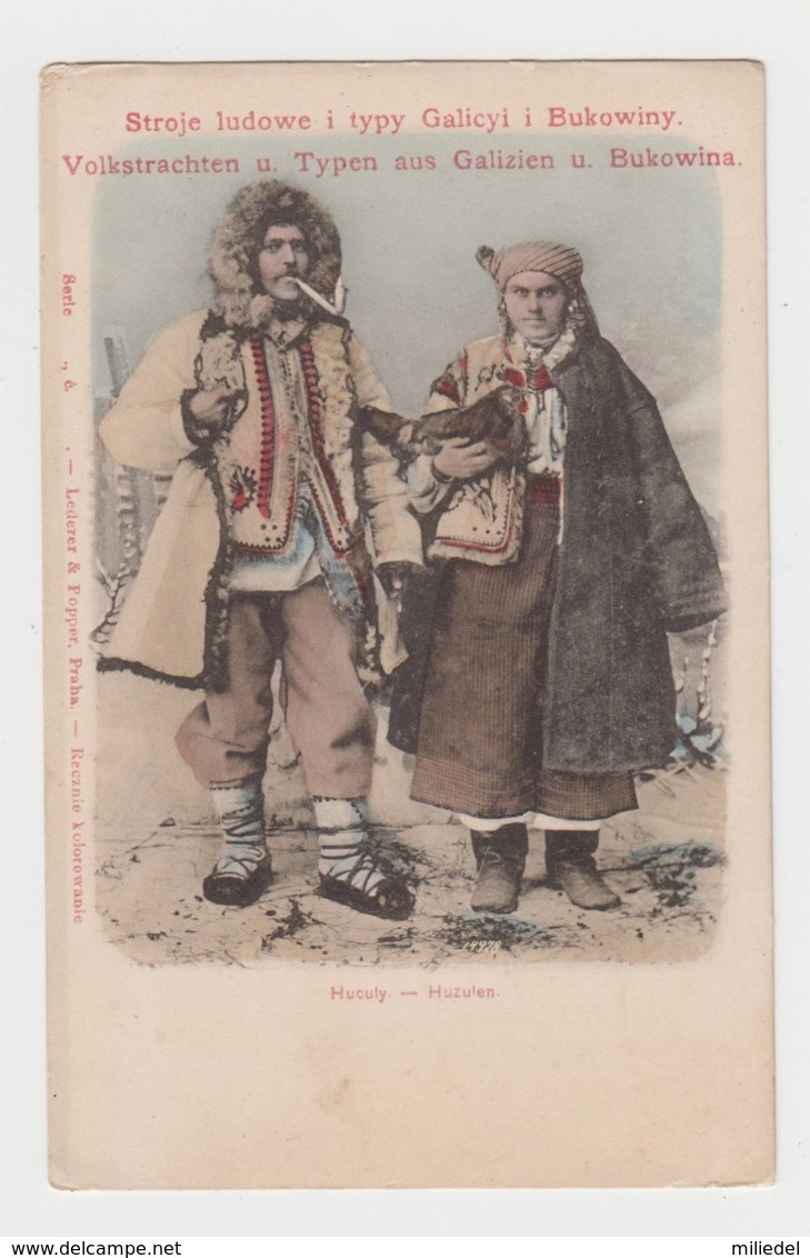 OR715 - UKRAINE - HUCULY - HUZULEN - Costumes Traditionnels - Stroje Ludowe I Typy Galicy I Bukowiny - Ukraine