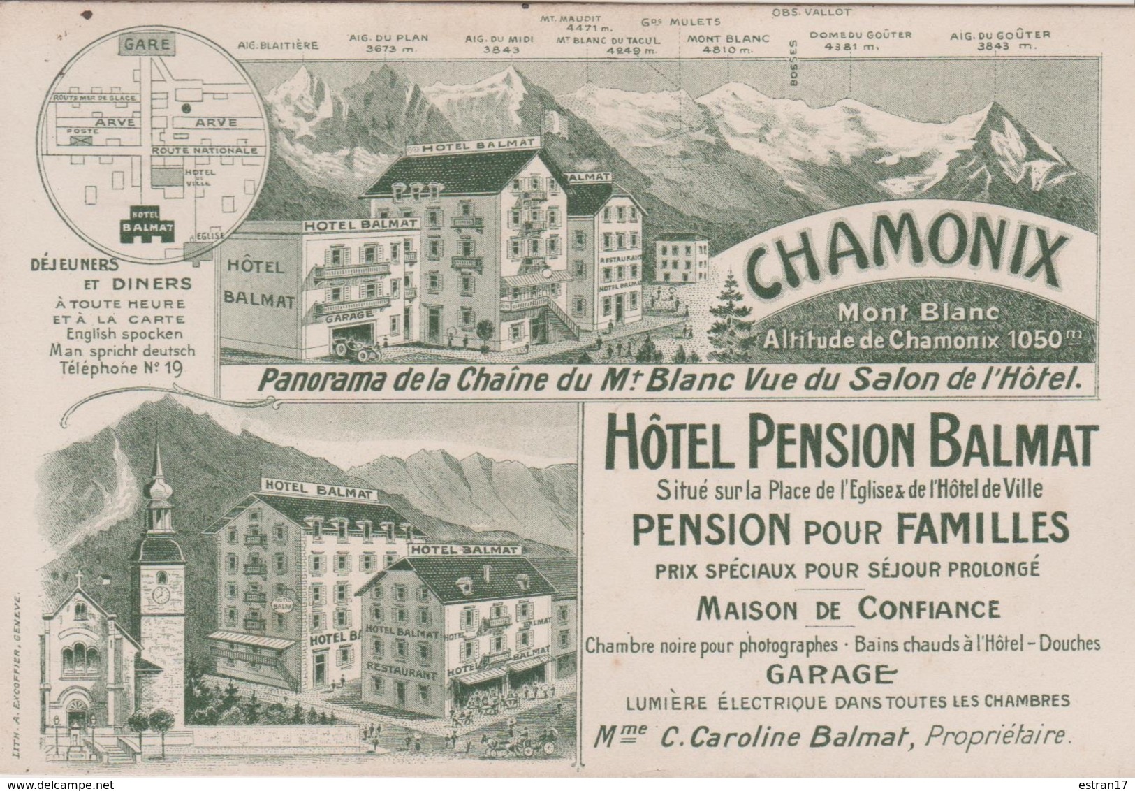 74 CHAMONIX HOTEL PENSION BALMAT - Chamonix-Mont-Blanc