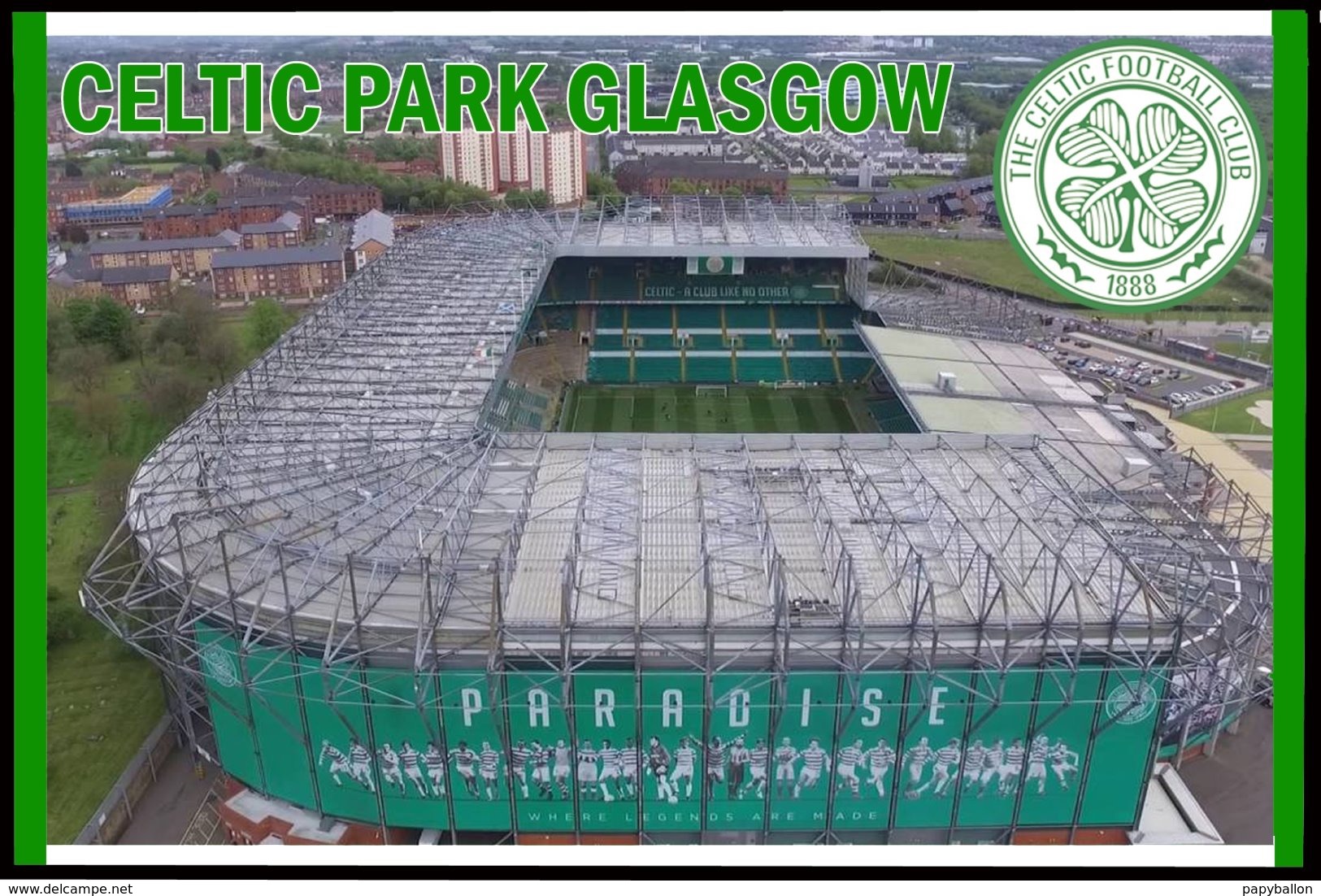 CP. STADE.    GLASGOW  ECOSSE  CELTIC PARK   STADIUM  # CS.196 - Soccer