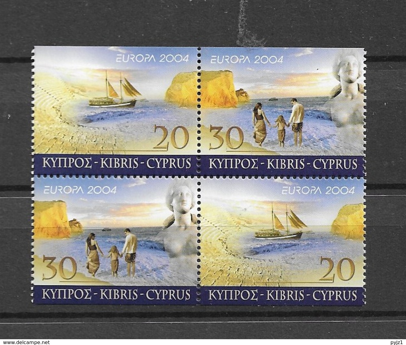 2004 MNH Cyprus, From Booklet, Postfris** - 2004