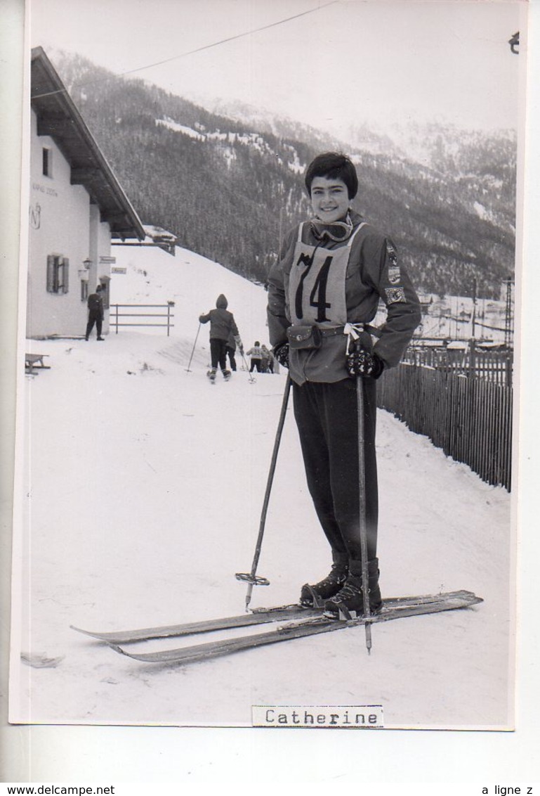REF EX2 : Photo Originale 10,5 X 15 Arlberg ? Skieuse - Lieux