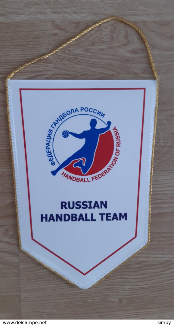 Captain Pennant  Handball Federation Of RUSSIA  New Design  Match Worm Size 19x32cm - Handball