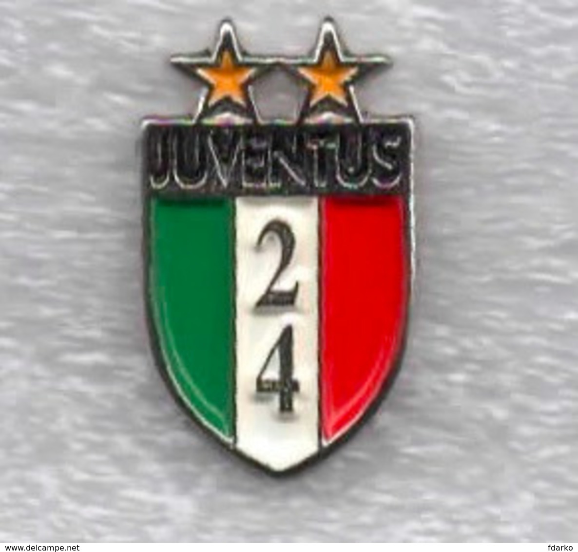 Juventus Torino Calcio 24° Scudetto Juve Ufficiale Giemme Torino Soccer Pins Spilla Italy Toro Granata - Calcio