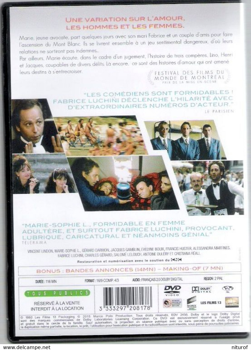 Lot 4 DVD Claude LELOUCH : LE COURAGE D'AIMER -TOUT çA POUR çA - ROBERT ET ROBERT - VIVA LA VIE - Comedy