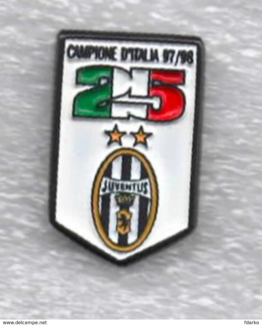 Juventus Torino Calcio Juve 25° Scudetto Campione D'italia Ufficiale Giemme Torino Soccer Pins Spilla Italy Toro Granata - Calcio