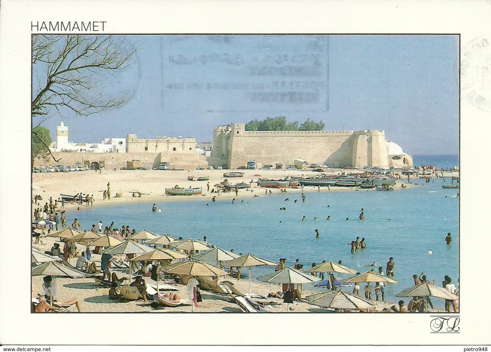 Hammamet (Tunisie, Tunisia) Le Fort Et Le Golfe, Il Forte E La Spiaggia - Tunisie