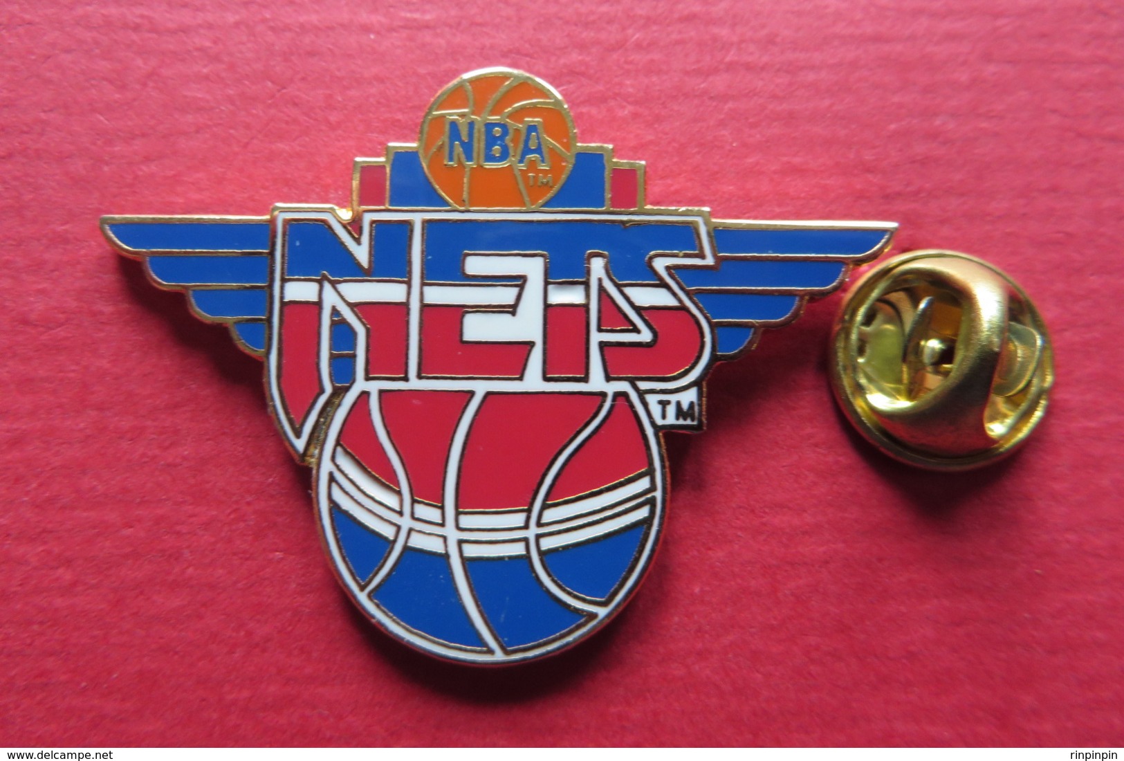 Pin's,Sport,Basketball,NBA NETS,ball - Basketball