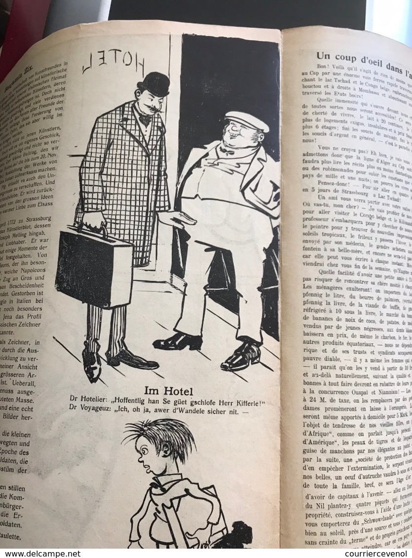 ALSACE - Revue Politique Et Satirique DUR'S ELSASS Du 18 Novembre 1911 - N°124 - Couverture Du Caricaturiste Zislin - Sonstige & Ohne Zuordnung