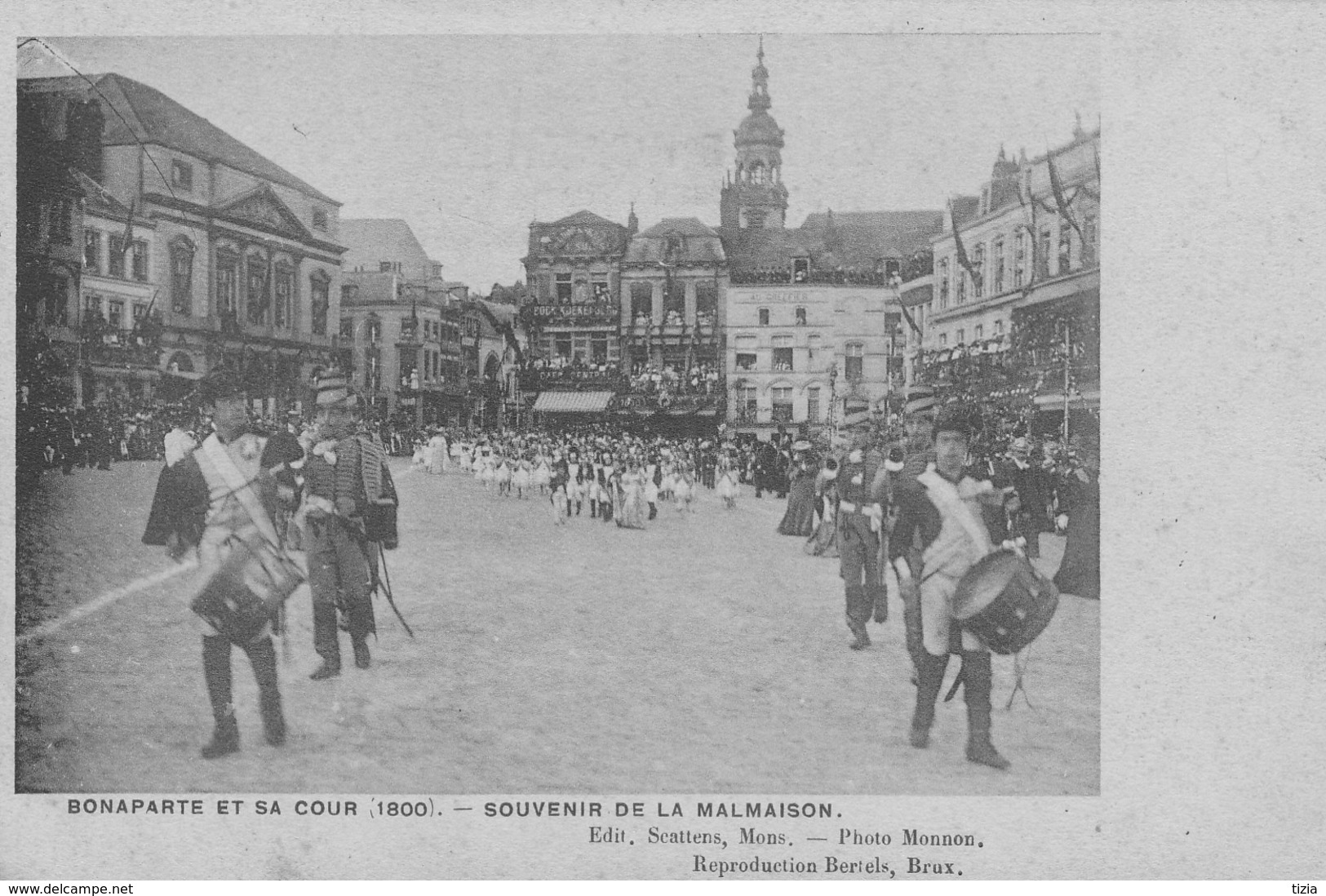 Bonaparte Et Sa Cour (1800) Souvenir De La Malmaison.  Scan - Mons