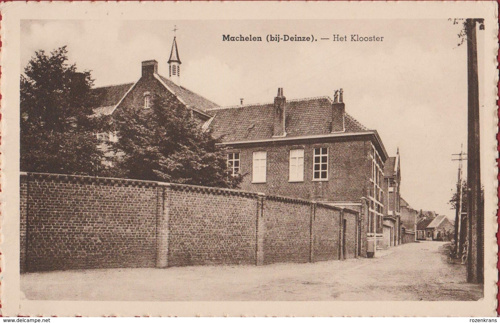 Machelen Bij Deinze Het Klooster Machelen-aan-de-Leie (In Zeer Goede Staat) - Zulte