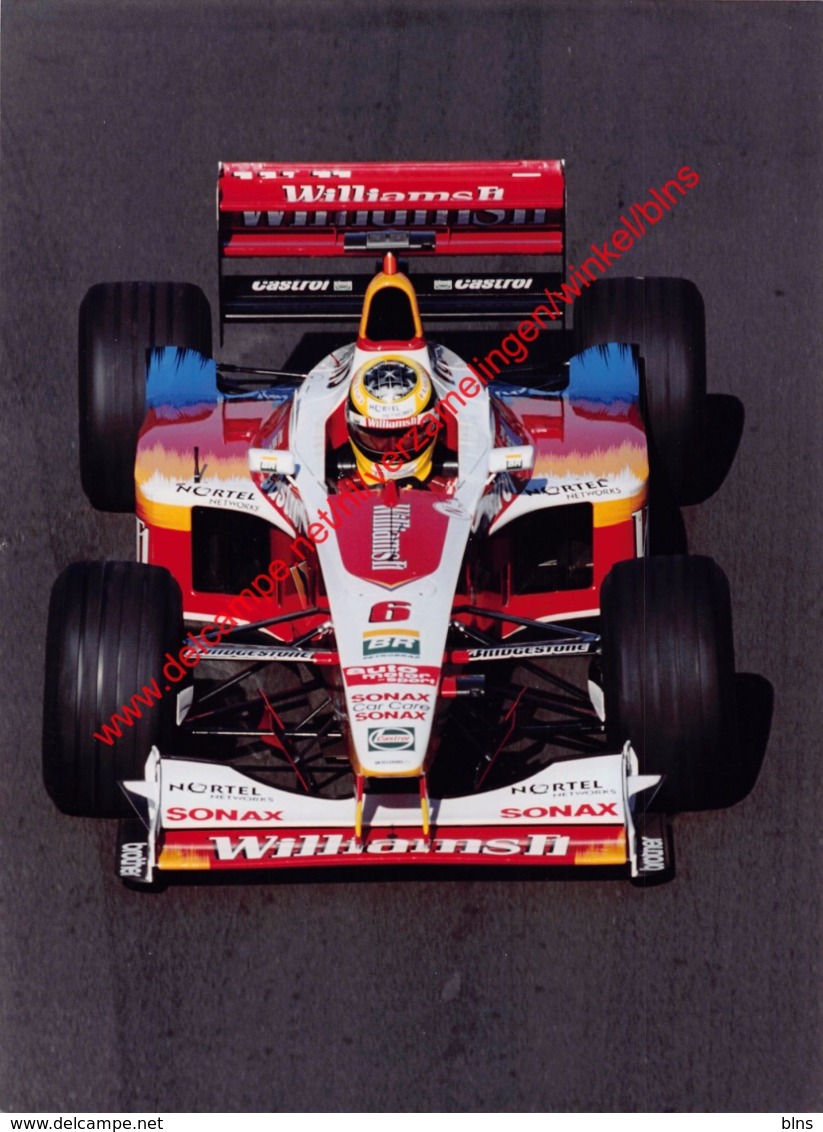 Ralf Schumacher Williams F1 Silverstone 1999 - Original Press Photo - Format 24x17,5cm - Automobile - F1