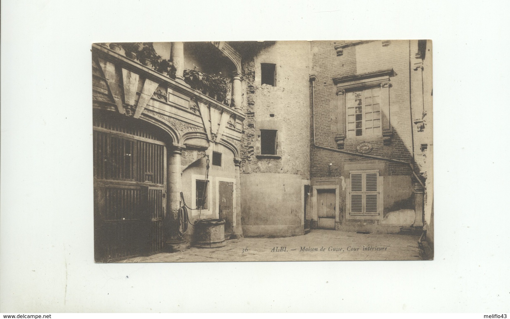 81/CPA - Albi - Maison De Guise, Cour Intérieure - Albi