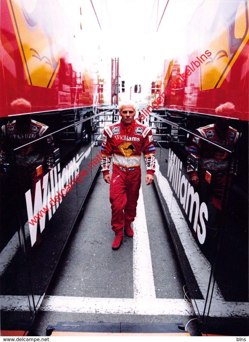 Jacques Villeneuve Magny-Cours 1998 Williams - Original Press Photo - Format 24x17,5cm - Car Racing - F1