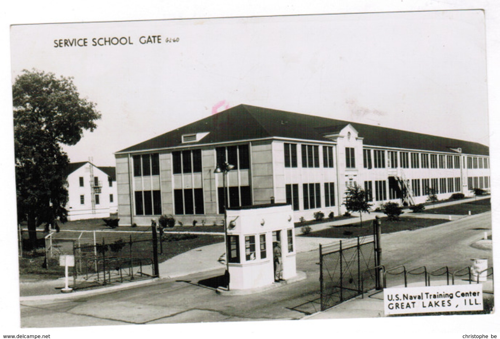 Service School Gate, US Naval Training Centre, Great Lakes, IL (pk59883) - Autres & Non Classés