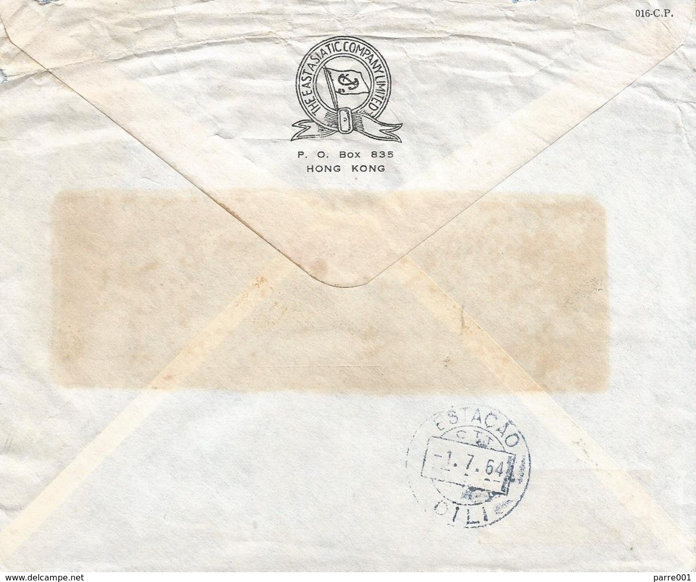 Hong Kong 1964 Victoria Meter Universal “Multi-Value” U14 Slogan Shipping To Dili East Timor Cover - Lettres & Documents