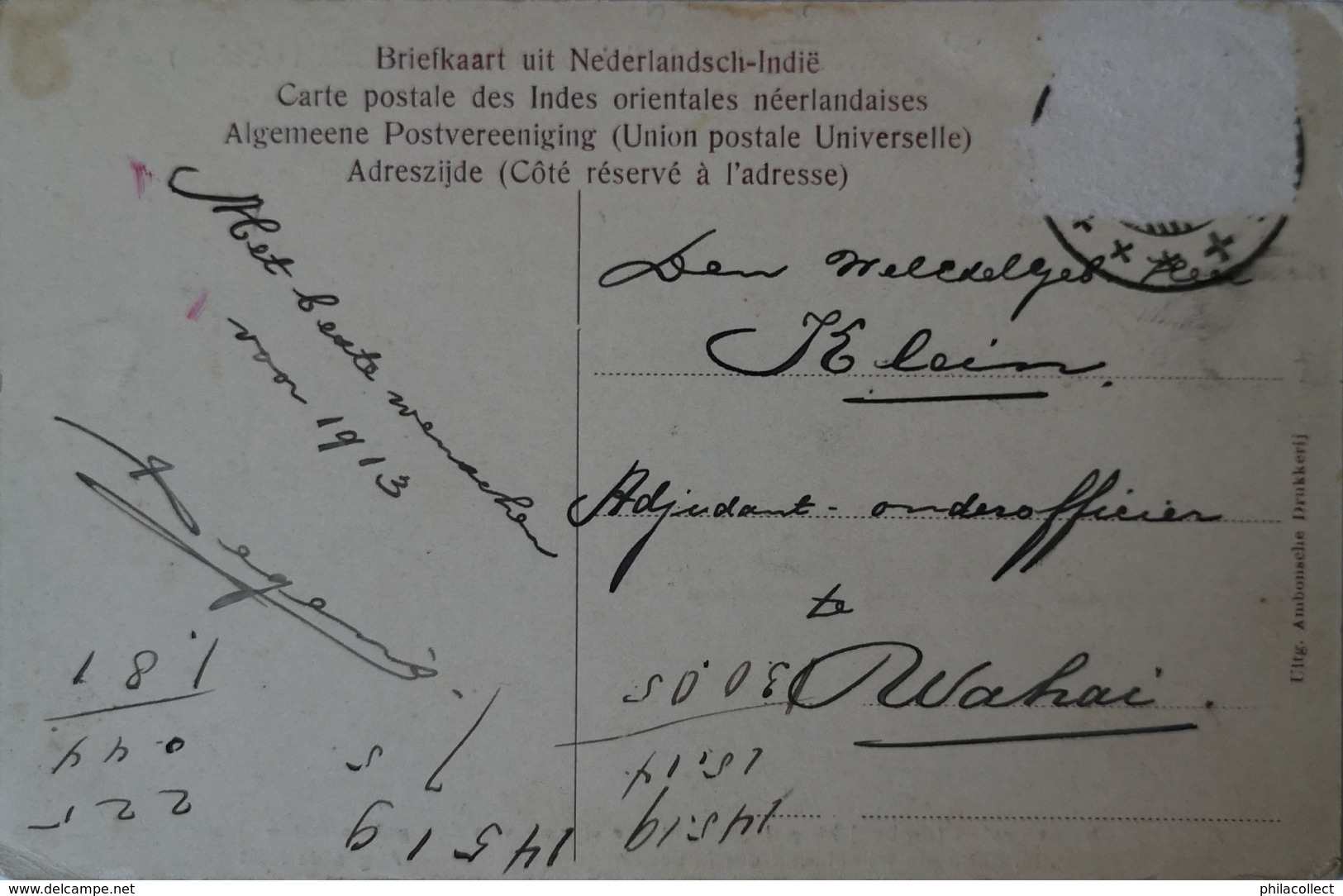 Ned. Indie - Indonesia // Galala Ambon // Volksfeest 1908 - Zang-Uitvoering Door De Schoolkinderen 1912 - Indonesië