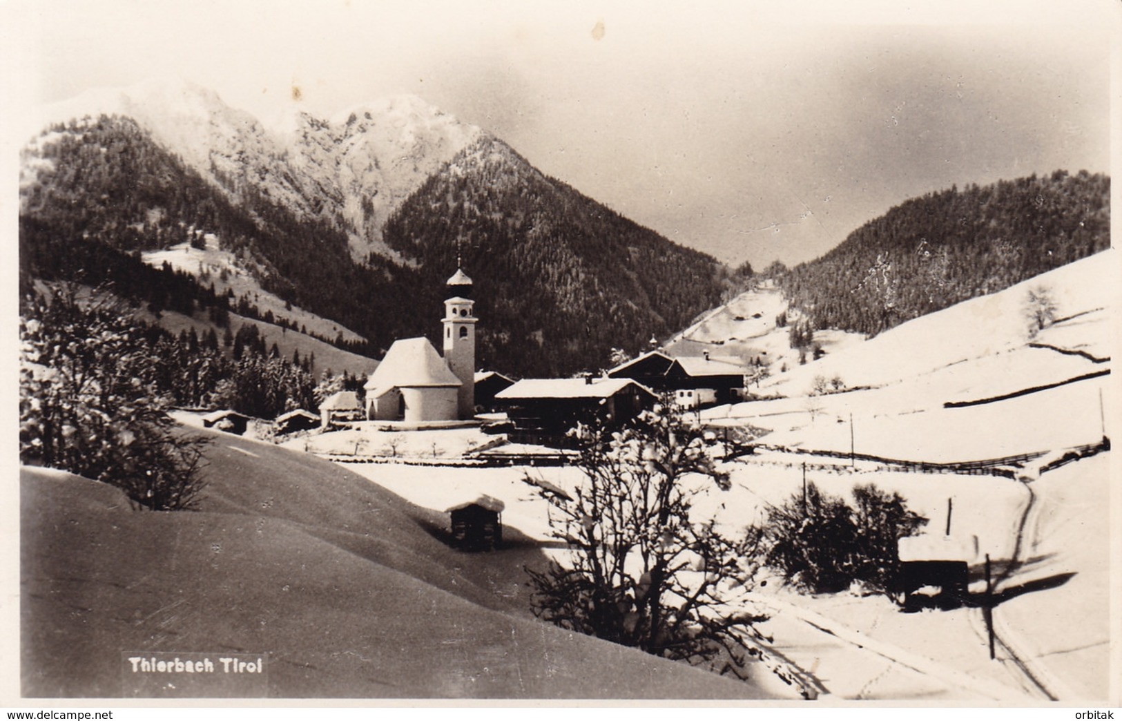 Thierbach * Teilansicht, Im Winter, Tirol, Gebirge, Alpen * Österreich * AK678 - Wildschönau
