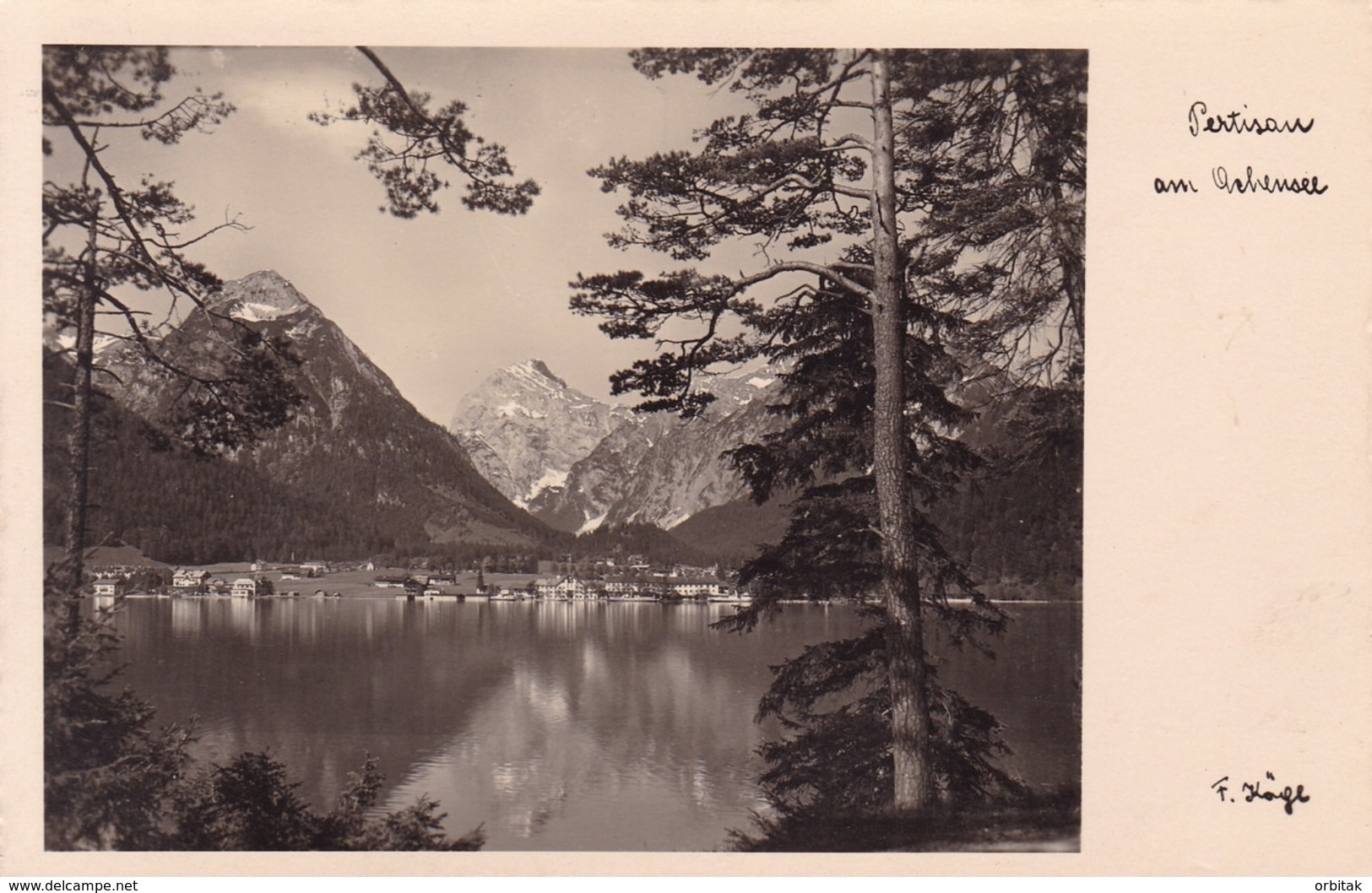 Pertisau Am Achensee * Gesamtansicht, See, Tirol, Gebirge, Alpen * Österreich * AK679 - Pertisau