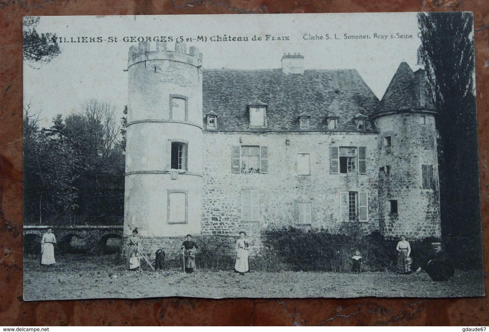 VILLIERS ST GEORGES (77) - CHATEAU DE FLAIX - Villiers Saint Georges