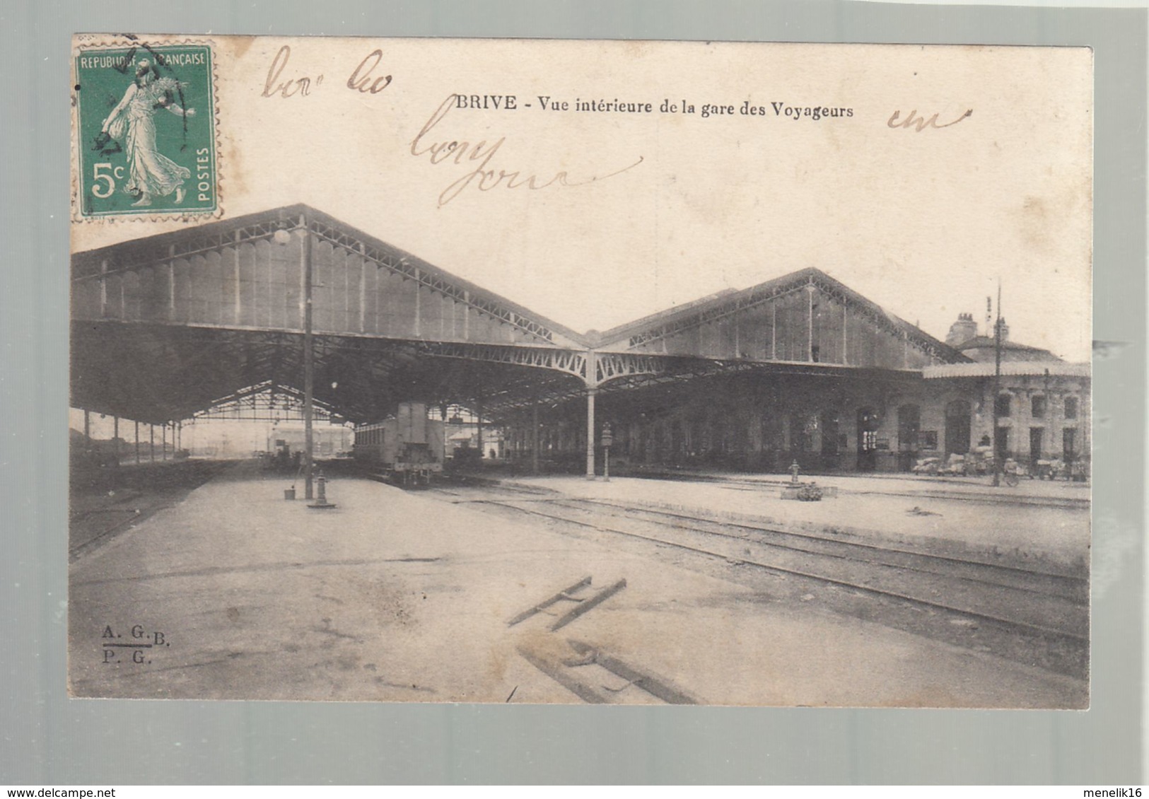 CPA - 19 - Brive - Vue Intérieure De La Gare Des Voyageurs - Brive La Gaillarde