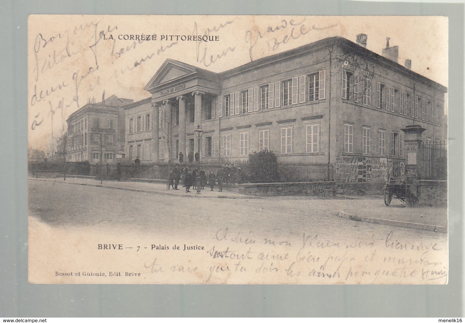 CPA - 19 - Brive  - Gare - Palais De Justice - Brive La Gaillarde