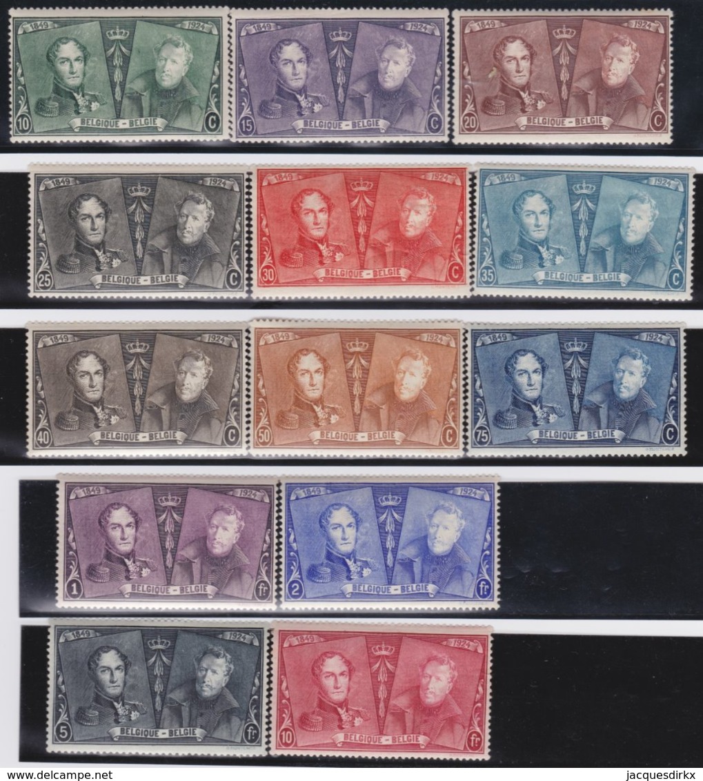 Belgie    .    OBP   .   221/233     .  **  .    Postfris ZONDER  Charnier    .  / .  Neuf SANS  Charniere - Unused Stamps