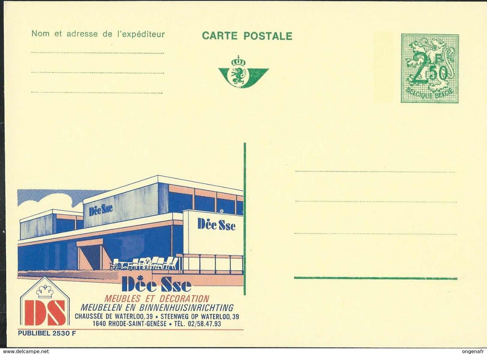 Publibel Neuve N°  2530 ( Dée Sse  Meubles Et Décoration) - Publibels