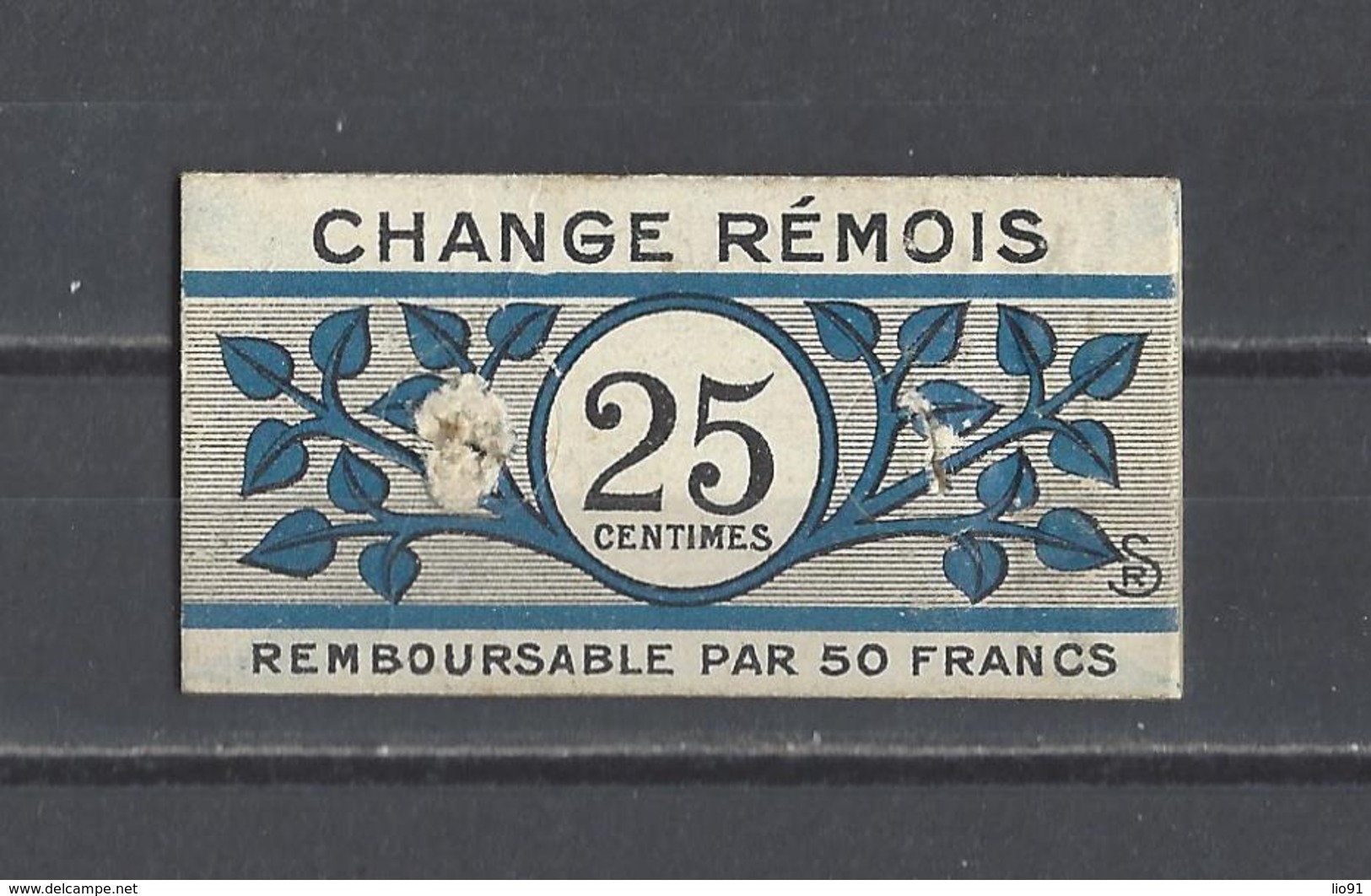FRANCE. Jetons  Change Rémois  REIMS - Monétaires / De Nécessité
