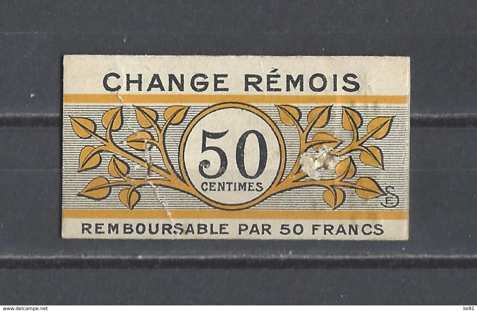 FRANCE. Jetons  Change Rémois  REIMS - Monétaires / De Nécessité