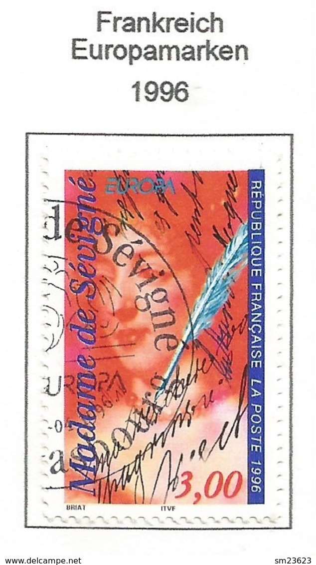 Frankreich 1996  Mi.Nr. 3148 , EUROPA CEPT - Berühmte Frauen - Gestempelt / Fine Used / (o) - 1996