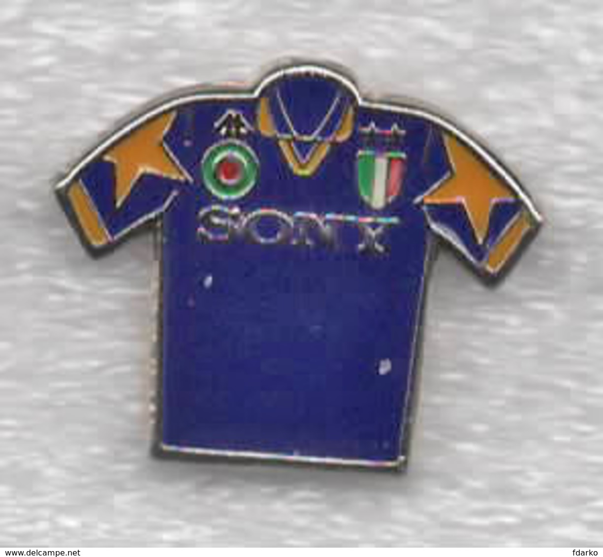 Juentus Torino Calcio Maglietta Danone T-Shirt Sony Ufficiale Giemme Torino Soccer Pins Spilla Italy Toro Granata - Calcio