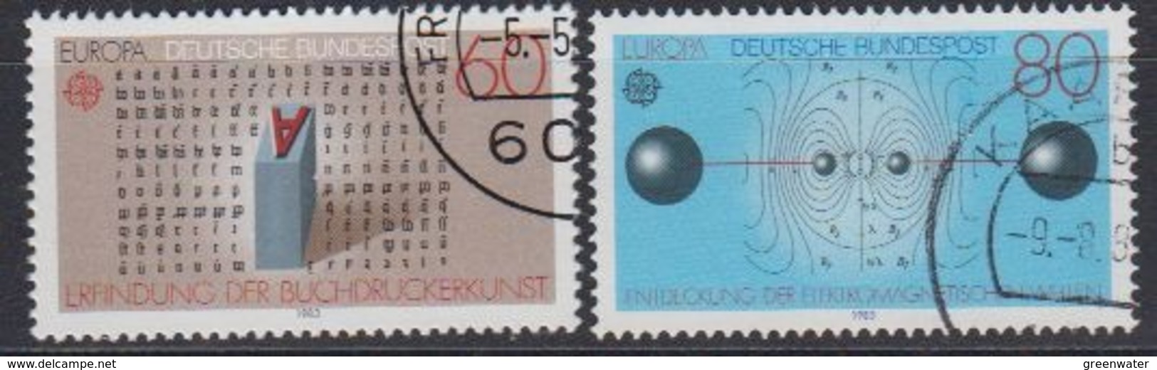 Europa Cept 1983 Germany 2v Used (44629C) - 1983
