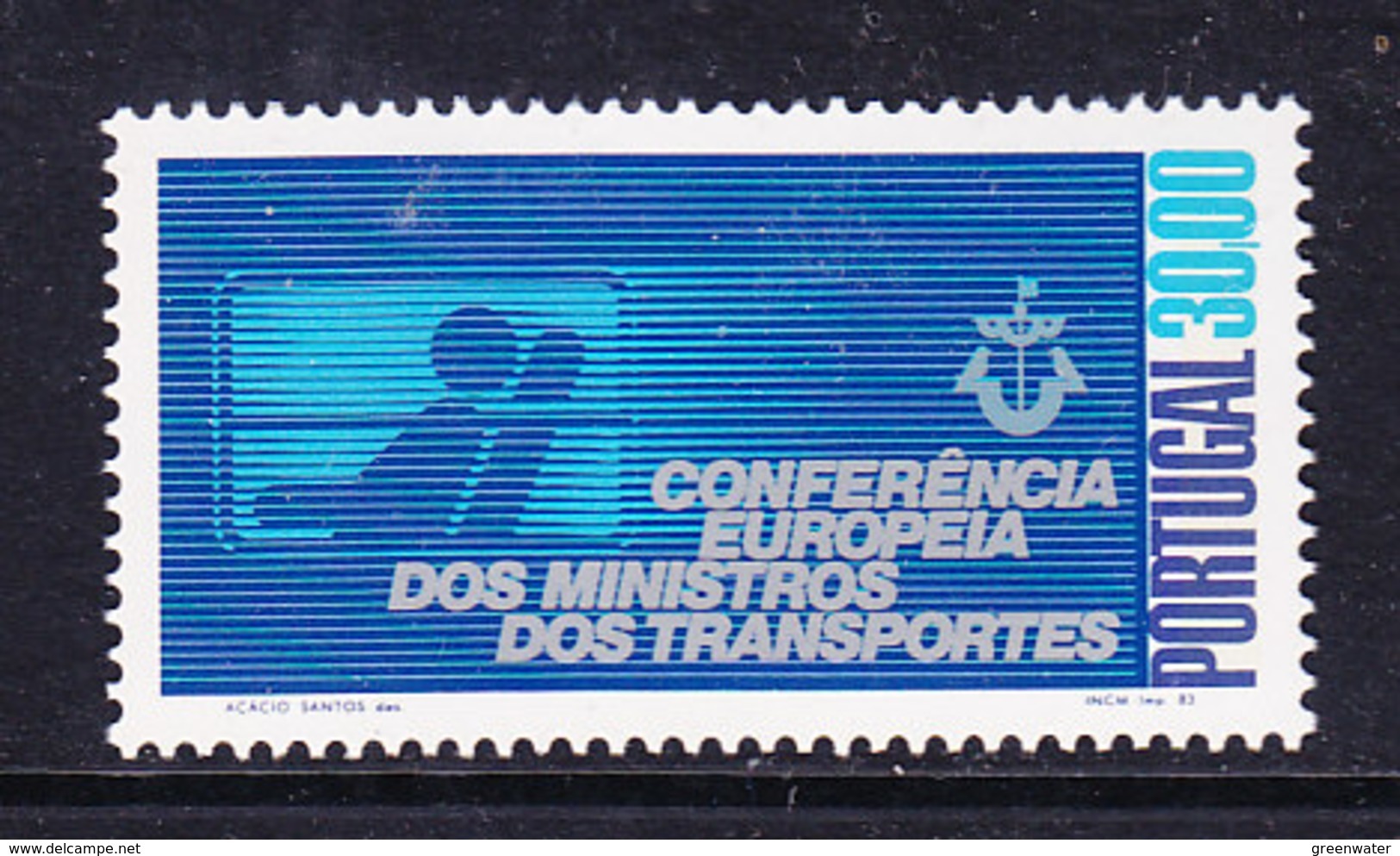 Portugal 1983 Meeting European Ministers Of Transport 1v ** Mnh (44630B) - Europese Gedachte