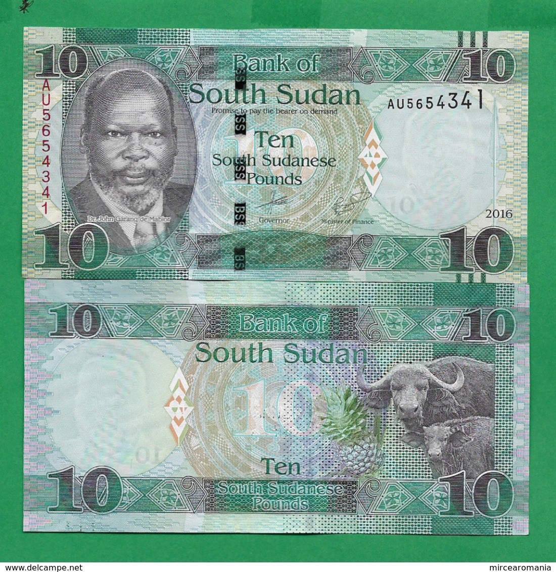 SOUTH SUDAN - 10 POUND - 2016 - UNC - Zuid-Soedan