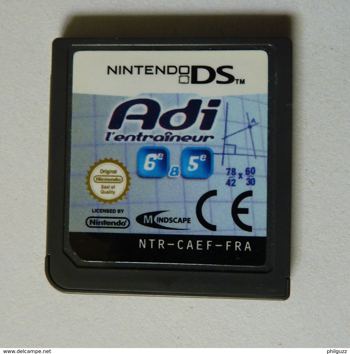 JEU NINTENDO DS - ADI L'ENTRAINEUR 6è Et 5è - Nintendo DS