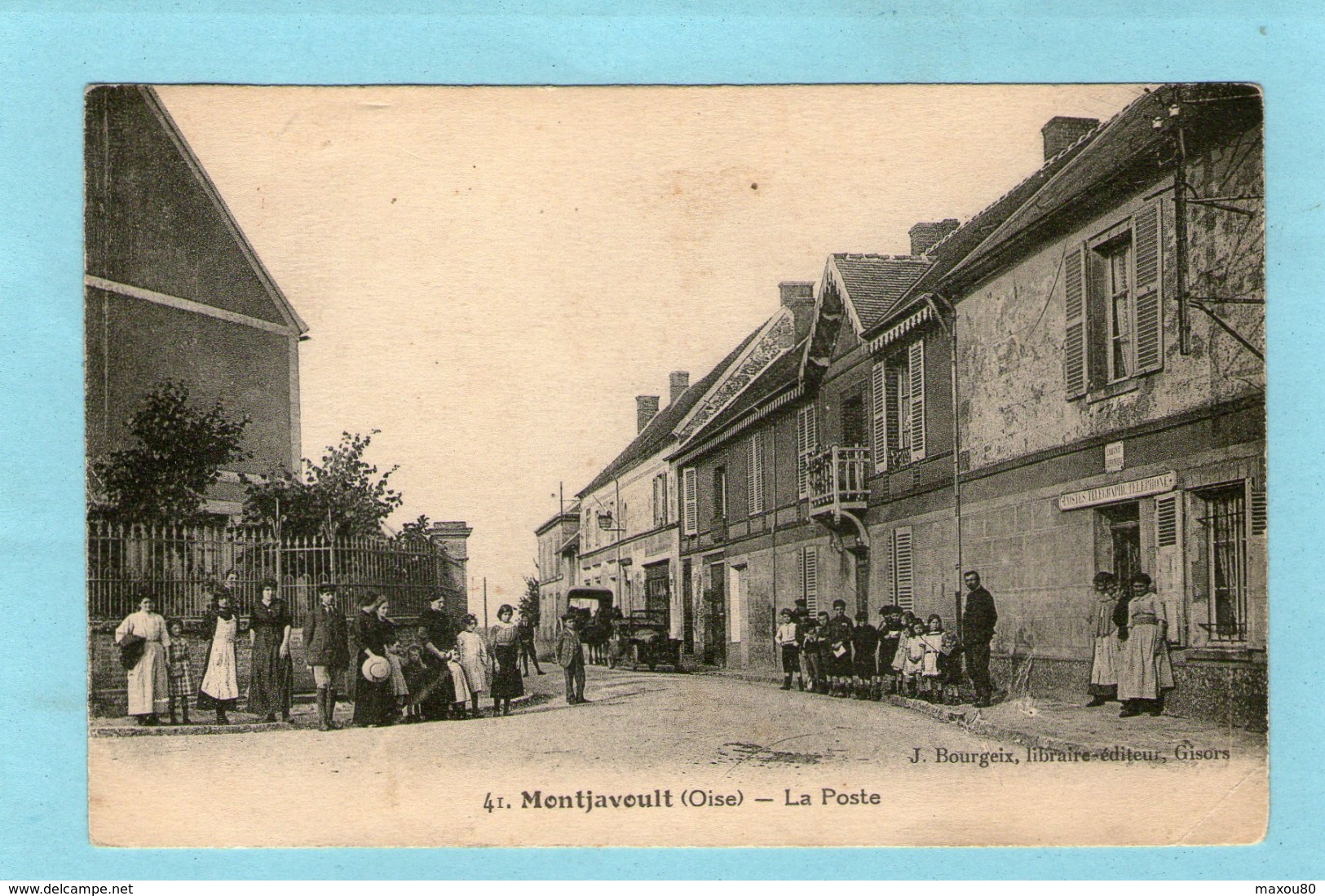 MONTJAVOULT - La Poste - 1928 - - Montjavoult