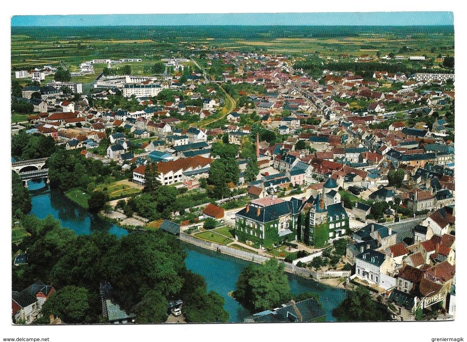 41 En Sologne Romorantin - Vue Aérienne La Sauldre Et La Sous-préfecture (château Des XVe Et XVIe Siècles) - Romorantin