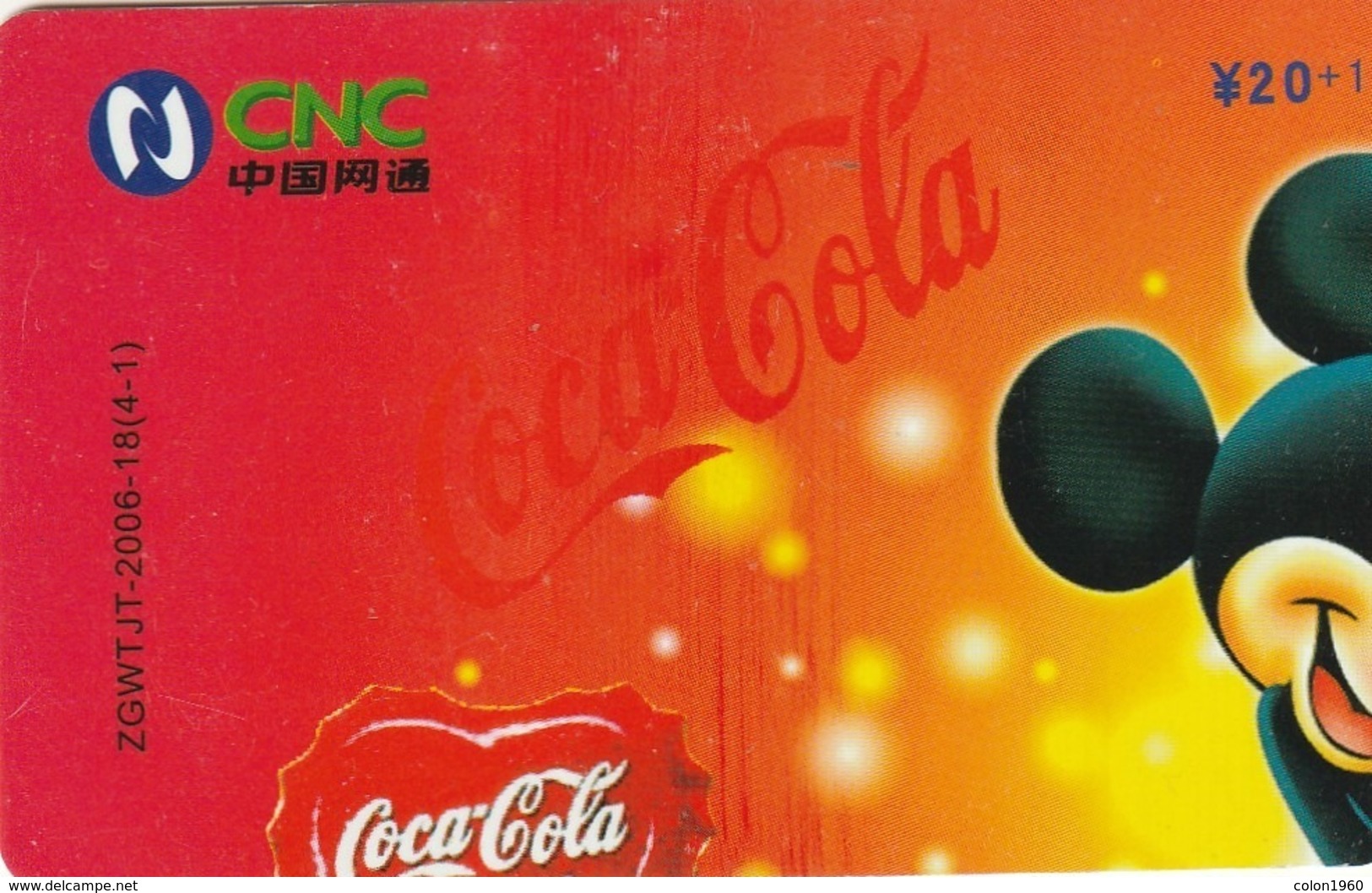 CHINA. DISNEY, COCACOLA. MICKEY MOUSE. ZGWTJT-2006-18(4-1). (150). - Puzzles